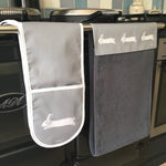 Hare Aga Covers In Grey - Pair