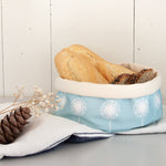 Dandelion Basket In Soft Blue - Zed & Co
