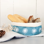 Dandelion Basket In Teal - Zed & Co