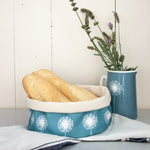 Dandelion Basket In Teal - Zed & Co