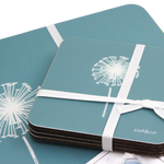 Dandelion Placemats In Teal