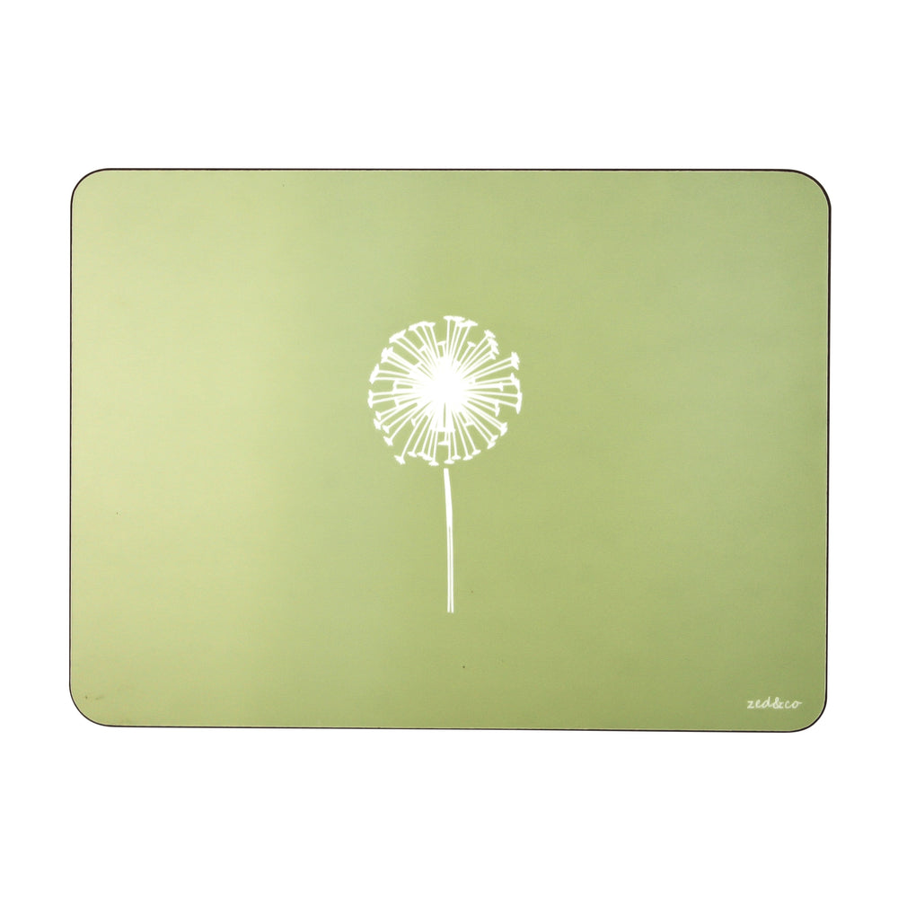 Dandelion Placemats In Pistachio