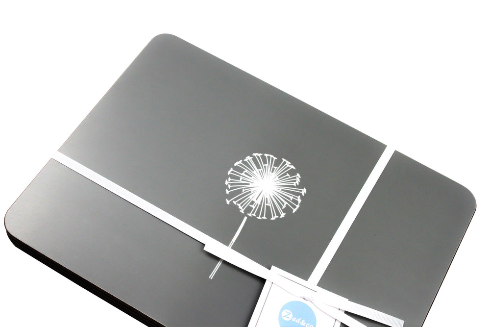 Dandelion Placemats In Grey