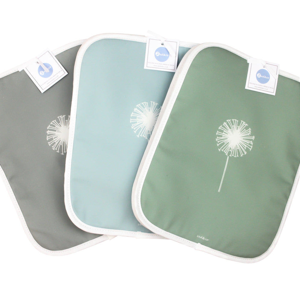 Dandelion Rayburn Covers In Soft Blue - Pair - Zed & Co