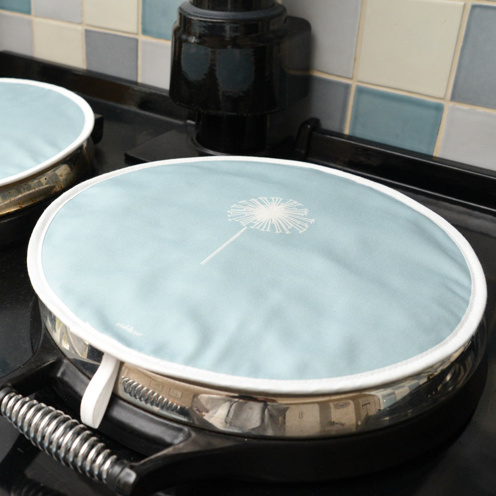 Hedgehog Aga Covers In Soft Blue - Pair - Zed & Co