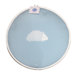 Hedgehog Aga Covers In Soft Blue - Pair