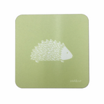 Hedgehog Coasters In Pistachio - Set of Four - Zed & Co
