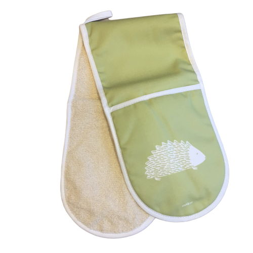Hedgehog Oven Glove In Pistachio