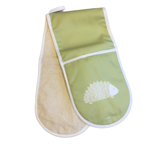 Hedgehog Oven Glove In Pistachio - Zed & Co