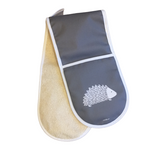 Hedgehog Oven Glove In Slate - Zed & Co