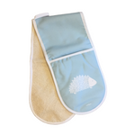 Hedgehog Oven Glove In Soft Blue