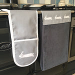 Hare Tea Towel In Grey