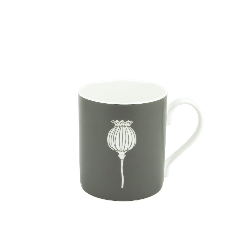 Poppy Mug In Grey - Zed & Co