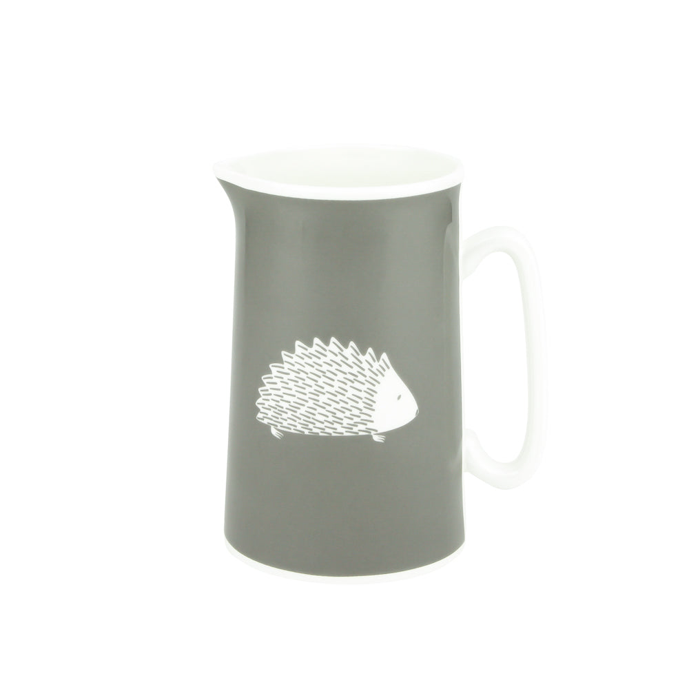 Hedgehog Jug In Grey