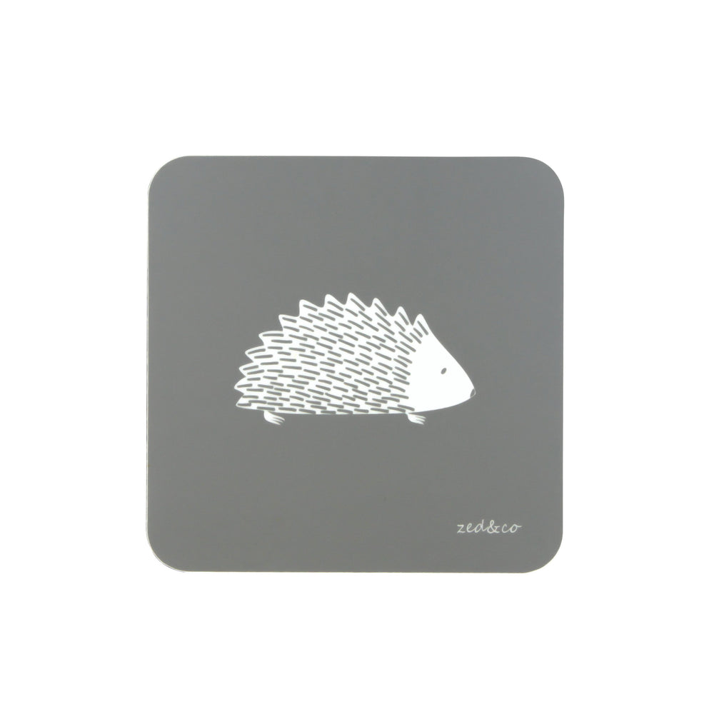 Hedgehog Coasters In Grey - Zed & Co