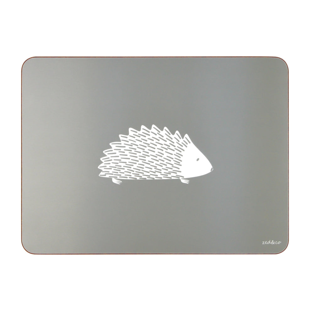 Hedgehog Placemats  In Grey