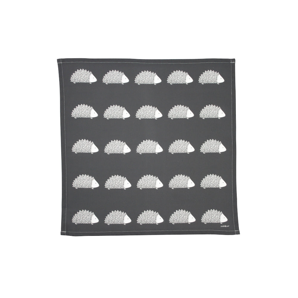 Hedgehog Napkins In Slate