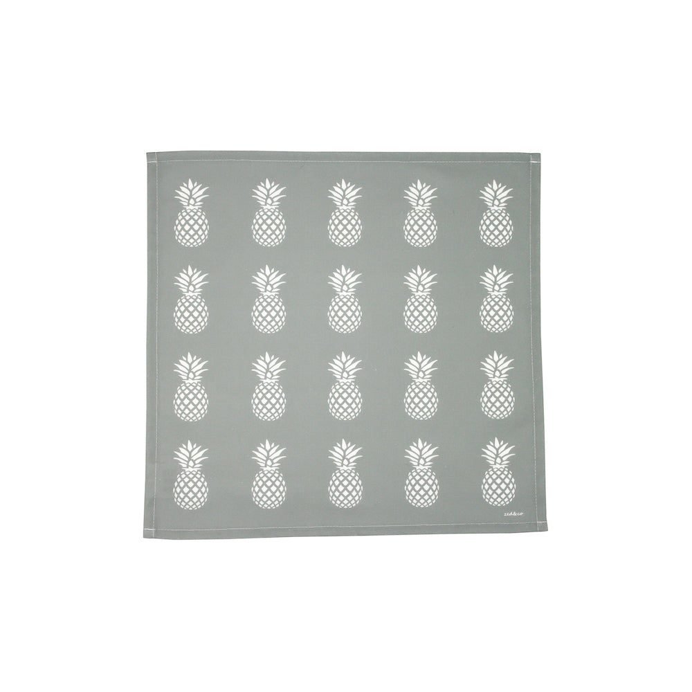 Pineapple Napkins In Grey