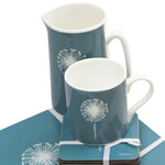 Dandelion Placemats In Teal - Set of Four - Zed & Co