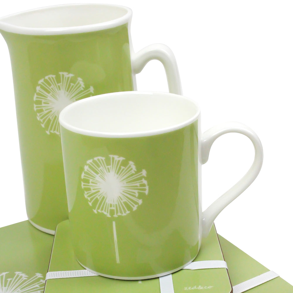 Dandelion Placemats In Pistachio - Set of Four - Zed & Co