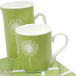 Dandelion Placemats In Pistachio - Set of Four - Zed & Co