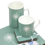 Dandelion Placemats In Sage - Set of Four - Zed & Co