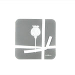 Poppy Coasters In Grey