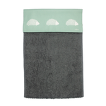 Hedgehog Roller Hand Towel In Sage - 700gsm