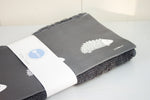 Hedgehog Roller Hand Towel In Grey - 700gsm