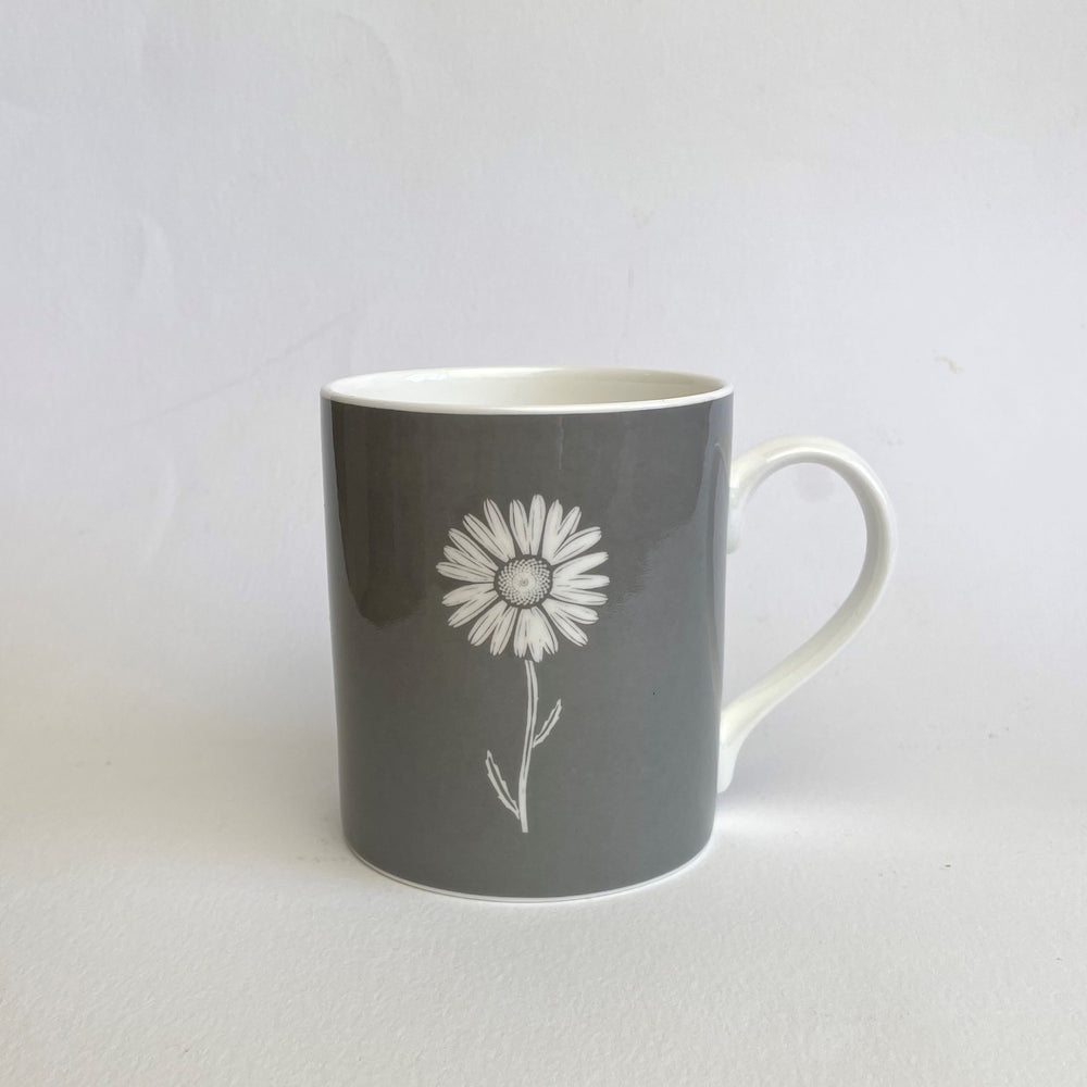 Daisy Mug In Grey