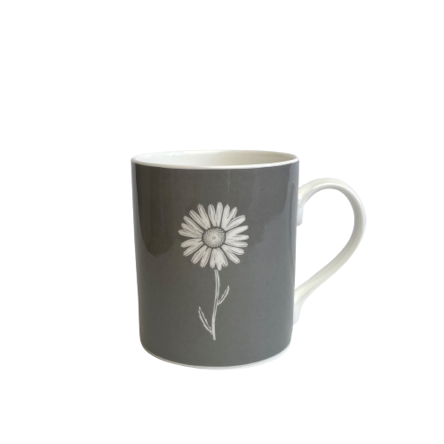 Daisy Mug In Grey