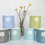 Daisy Mug In Soft Blue
