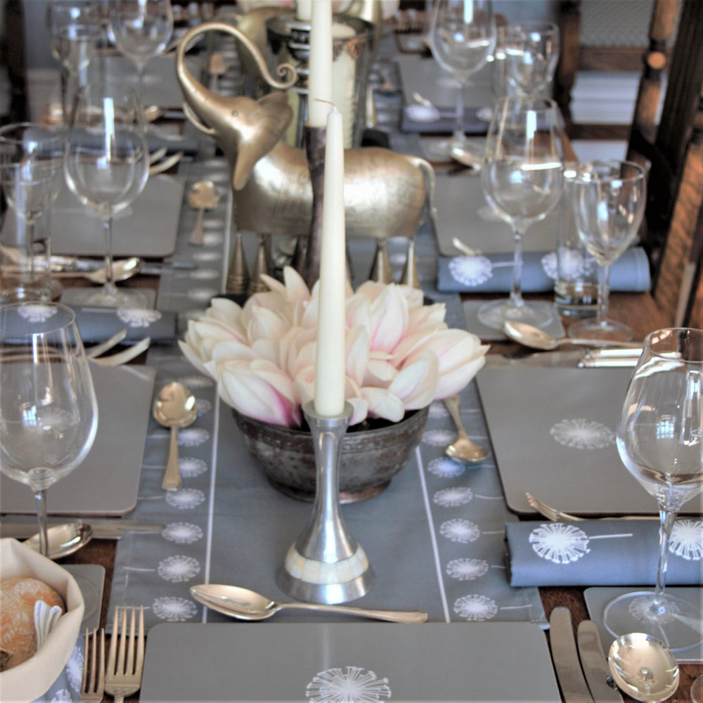 Dandelion Placemats In Grey
