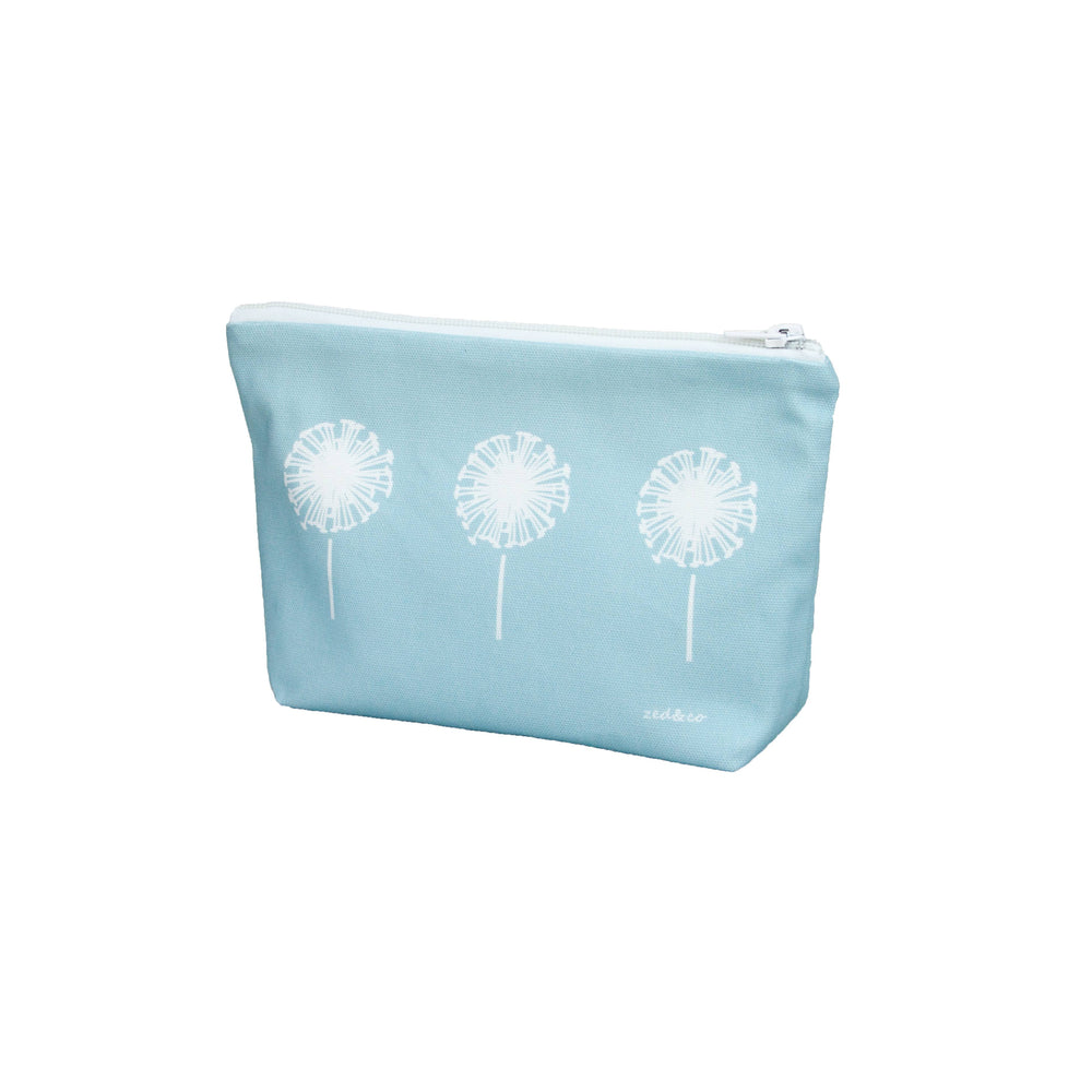 Dandelion Washbag In Soft Blue - Zed & Co