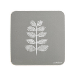 Leaf Stem Coaster In Grey - Zed & Co