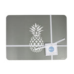 Pineapple Placemat Set In Grey - Zed & Co